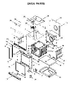 Oven parts Diagram and Parts List for WOD51ES4ES02  Whirlpool Wall Oven