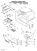 FREEZER LINER PARTS Diagram and Parts List for KBFS20ETWH01  KitchenAid Refrigerator