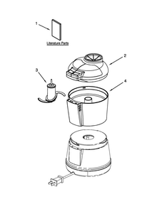 Housing Unit Parts Diagram and Parts List for 5KFC3515BAC0  KitchenAid Food Processor