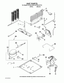 UNIT PARTS Diagram and Parts List for ET1PHKXPT10  Whirlpool Refrigerator