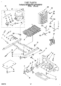 UNIT Diagram and Parts List for 4KSRS25QDW01  KitchenAid Refrigerator