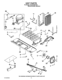 UNIT PARTS Diagram and Parts List for GSC25C6EYY02  Whirlpool Refrigerator