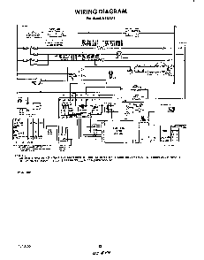 Wiring Diagram Diagram and Parts List for N9457*2  Roper Range