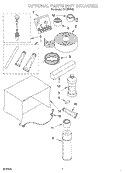OPTIONAL Diagram and Parts List for CA12WR00  Crosley Air Conditioner