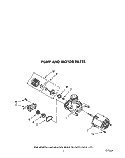 PUMP AND MOTOR Diagram and Parts List for TUD3000Y0  Whirlpool Dishwasher