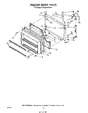 FREEZER DOOR Diagram and Parts List for ET22MKXRWR0  Whirlpool Refrigerator