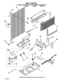 UNIT PARTS Diagram and Parts List for W5TXEWFWT01  Whirlpool Refrigerator