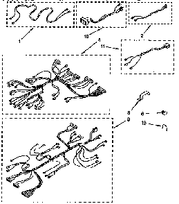 Wiring Harness Diagram and Parts List for KEBS227BAL0  KitchenAid Wall Oven