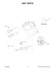 Part Location Diagram of W11703772 Whirlpool POWER ADAPTOR + USB CABLE