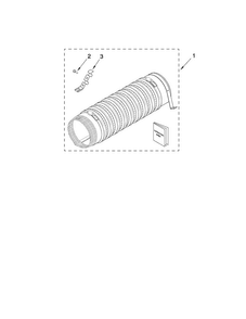 Product Accessory Parts Diagram and Parts List for 11098752799  Kenmore Washer Dryer Combo