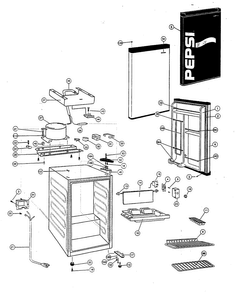 Refrigerator Parts Diagram and Parts List for 46198369  Kenmore Refrigerator
