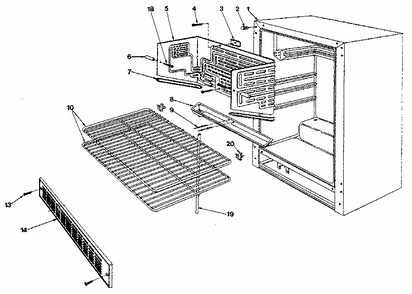 Part Location Diagram of 41001929 Whirlpool Hole plug