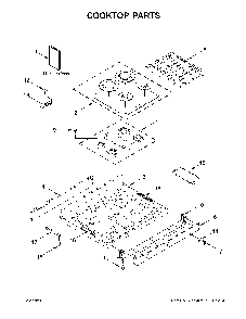 Part Location Diagram of W10879790 Whirlpool BRKT-HINGE