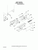 UNIT PARTS Diagram and Parts List for KURG24LWBS10  KitchenAid Refrigerator