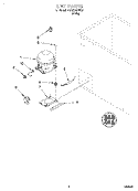 SECTION Diagram and Parts List for TCF1510GW02  Whirlpool Freezer