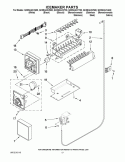 ICEMAKER PARTS Diagram and Parts List for GC5SHAXVB00  Whirlpool Refrigerator
