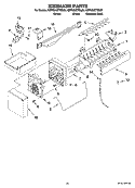 ICEMAKER PARTS, OPTIONAL PARTS (NOT INCLUDED) Diagram and Parts List for KBFS25ETSS00  KitchenAid Refrigerator