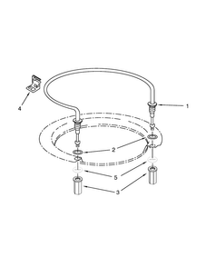 Heater Parts Diagram and Parts List for DU1015XTXT2  Whirlpool Dishwasher