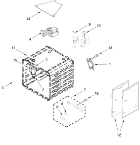 Oven Parts Diagram and Parts List for JPIFC736RL00  Whirlpool Range