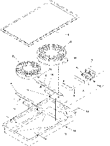 01 - Cooktop Module Act101 Diagram and Parts List for ACT101WW  Whirlpool Cooktop