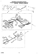 WIRING HARNESS Diagram and Parts List for KEBS207YAL3  KitchenAid Wall Oven