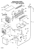ICEMAKER PARTS Diagram and Parts List for KSSO48QMX02  KitchenAid Refrigerator