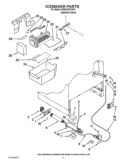 ICEMAKER PARTS Diagram and Parts List for KDDC24CVS01  KitchenAid Refrigerator
