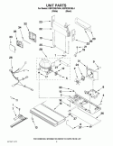 UNIT PARTS Diagram and Parts List for KBFS20EVBL4  KitchenAid Refrigerator