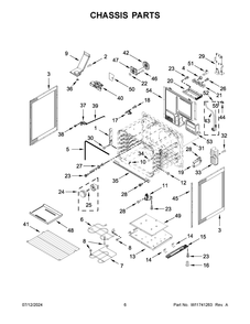 Part Location Diagram of W11729920 Whirlpool CLAMP