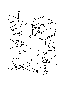 Freezer Liner Diagram and Parts List for KBFS20EVBL10  KitchenAid Refrigerator