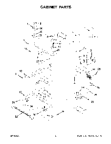 Part Location Diagram of W11623343 Whirlpool Tech Sheet