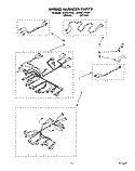 WIRING HARNESS Diagram and Parts List for KEBI271YBL1  KitchenAid Wall Oven