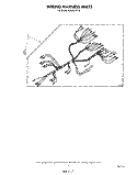 WIRING HARNESS Diagram and Parts List for RB266PXV0  Whirlpool Wall Oven