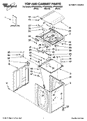 Part Location Diagram of 8567037 Whirlpool Tech Sheet