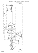 BRAKE AND DRIVE TUBE PARTS Diagram and Parts List for IJ44001  Inglis Washer