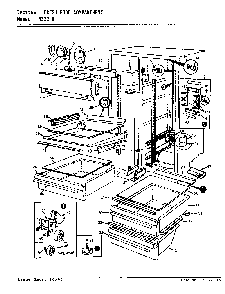 03 - Fresh Food Compartment Diagram and Parts List for NS22L8A  Whirlpool Refrigerator