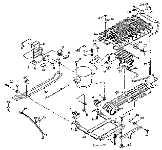 Unit Parts Diagram and Parts List for 106W14EIM1  Kenmore Refrigerator