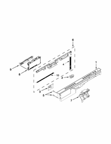 Part Location Diagram of WPW10380079 Whirlpool Control Panel