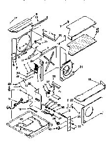 Airflow And Control Diagram and Parts List for 1069752571  Kenmore Air Conditioner