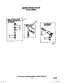 WATER SYSTEM Diagram and Parts List for AL3132WL0  Whirlpool Washer