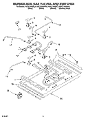 SECTION Diagram and Parts List for KGCS166GBT2  KitchenAid Cooktop
