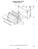 FREEZER DOOR Diagram and Parts List for ET16EKXPWR0  Whirlpool Refrigerator