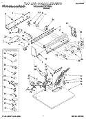 TOP AND CONSOLE, LIT/OPTIONAL Diagram and Parts List for KGYW778BAL1  KitchenAid Dryer