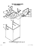 TOP AND CABINET, LIT/OPTIONAL Diagram and Parts List for 6LA5400XWW0  Whirlpool Washer