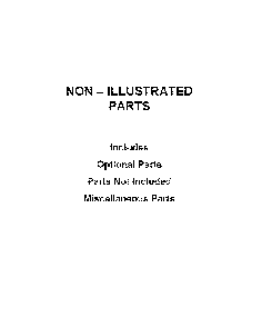 Optional parts Diagram and Parts List for YWET4027HW1  Whirlpool Washer Dryer Combo