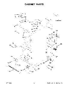 Part Location Diagram of W11623340 Whirlpool Tech Sheet