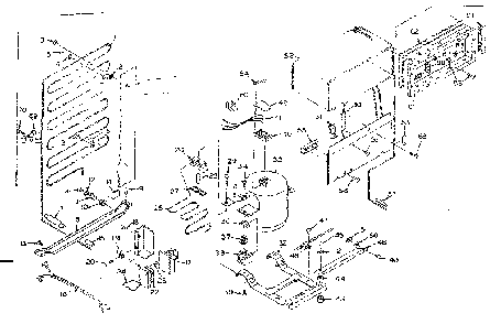 Unit Parts Diagram and Parts List for 106R12CL  Kenmore Refrigerator