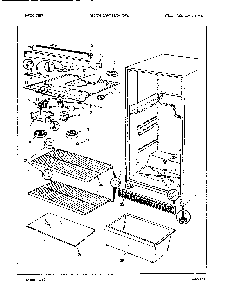 03 - Fresh Food Compartment Diagram and Parts List for RB15DA-0AA  Whirlpool Refrigerator