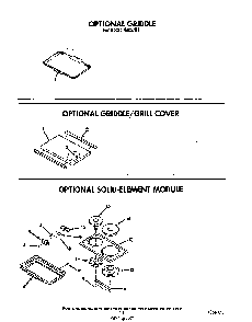 ^griddle Diagram and Parts List for N9257*1  Roper Range
