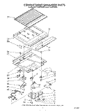 COMPARTMENT SEPARATOR Diagram and Parts List for ET14JMYSF05  Whirlpool Refrigerator